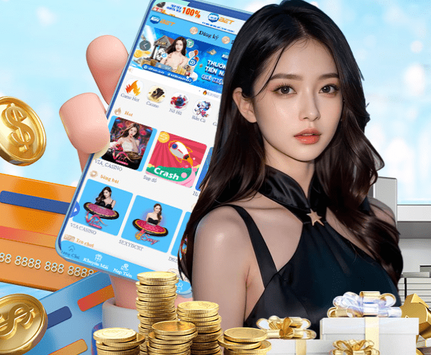 Hình ảnh quảng cáo của vnbet hiển thị nền tảng và các lợi ích